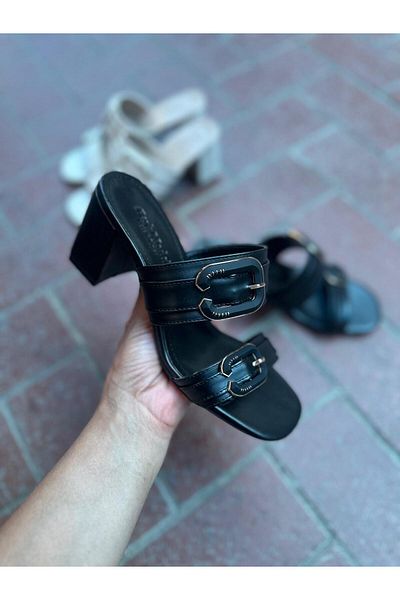 MİSS PARK MODA Double Band Women's Slippers