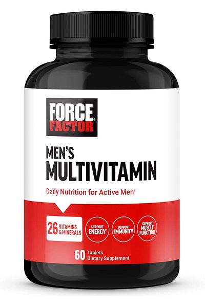 force factor Men's Multivitamin for Men Plus Amino Acids 27 Vitamins and Minerals Immunity 60