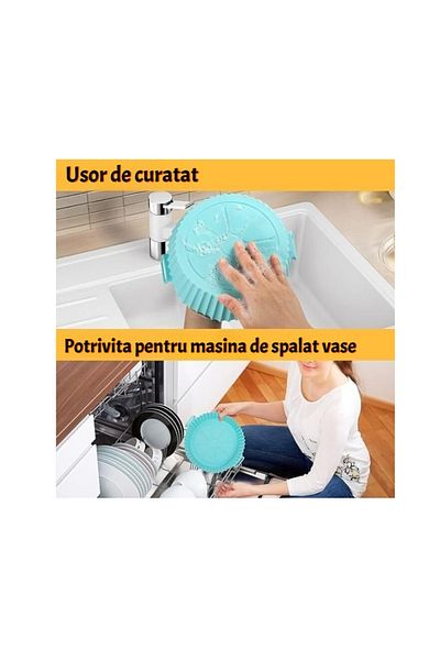 K KATHODE Tava De Protectie Din Silicon, Pentru Air Fryer, Universala, Pentru Friteuza, Prajit, Copt