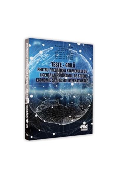 Editura Pro Universitaria Tests - grid for preparing for the high school exam