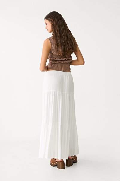Stradivarius Boho midi skirt