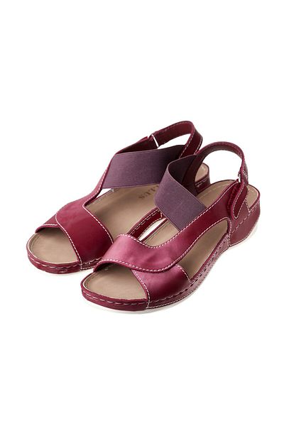 Tellus Tellus women's sandals 25-24, Bordeaux - 37