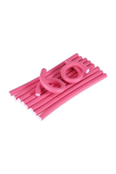 ANSELF 10-Piece Pink Hair Curler Set