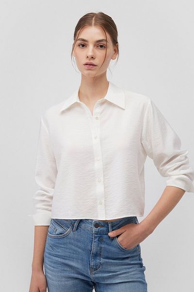 Mavi White Shirt Loose Fit / Loose Relaxed Fit 1211028-620