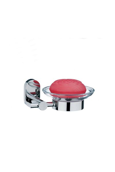 Kela LUCIDO soap holder, 18/10 stainless steel, glossy