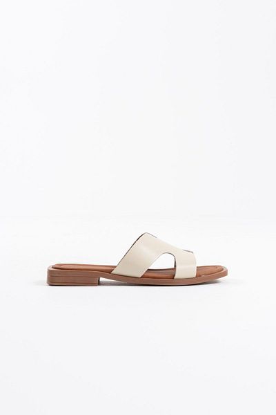 Zerenyus Παντόφλες Fergei Premium Beige από γνήσιο δέρμα