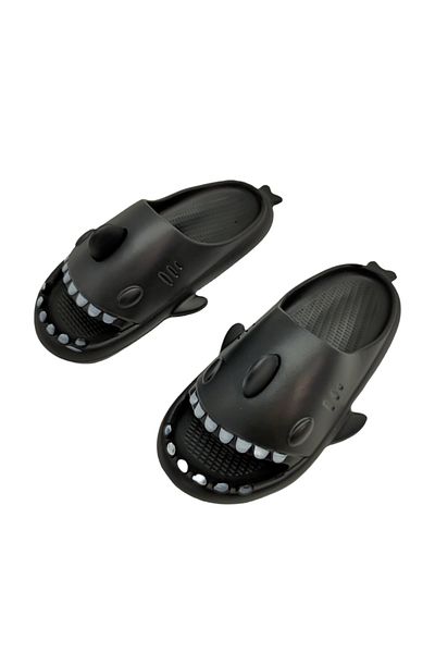 OEM Men's cheerful slippers, with cute Shark pattern, made of EVA material, E01