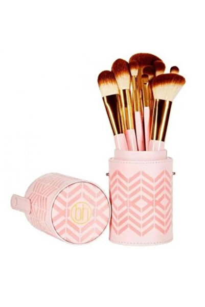 Bh Cosmetics مجموعة فرش من بي اتش وردي -10 فرشاة