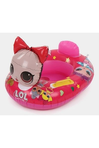Creative Toys Inflatable boat-shaped ring, LOL model, 2 support handles, 70cm, pi support