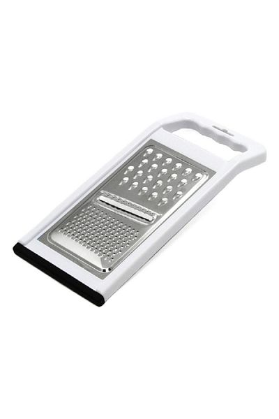 Chef Craft Flat Stainless Steel Grater White and Silver 5 x 11inch