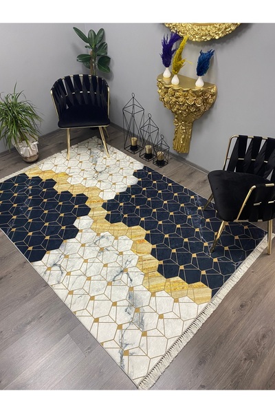 PATRON HALI Flex Kaymaz Taban, leke Tutmaz, Mutfak Halısı, Salon Halısı ve Yo...