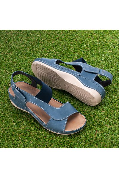 Tellus Women's sandals Tellus 25-14, Denim - 40