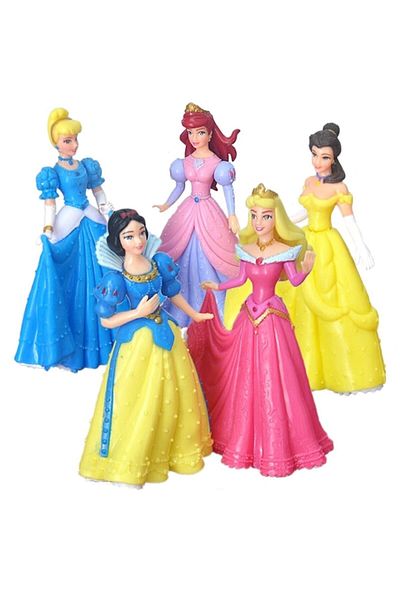 OEM Set of 5 princess figurines, 10cm