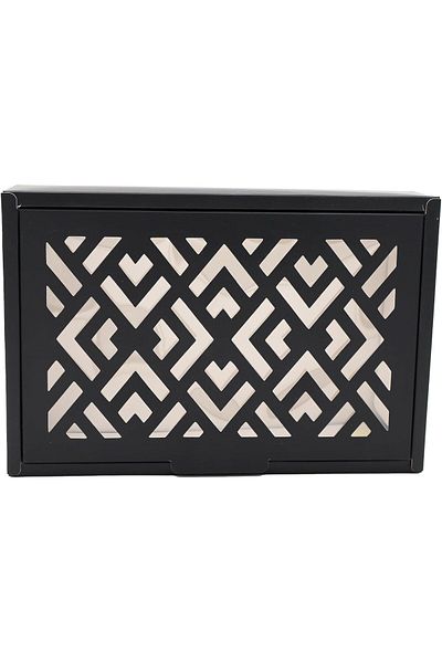 Ideal Pack Black Gift Box with Window – Premium Square Gift Packaging for Jewelry, Candles, Chocol