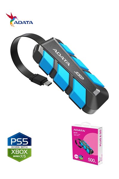 Adata SC740 External SSD Type-C USB3.2 Gen 2 | Solid State Drive Compatible with PS5 XBOX Iphone Android