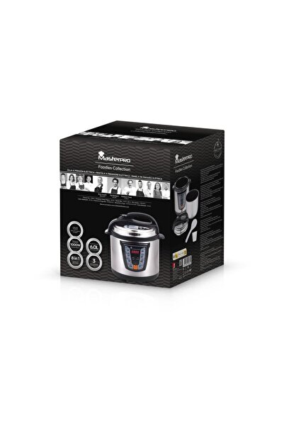 MasterPro FOODIES electric pressure cooker 6 liters 1000W