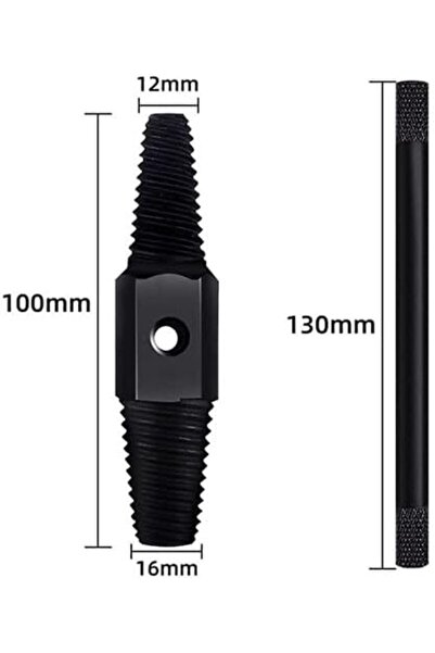 Generic 4'' to 6'' Double-Head Tap Faucet Valve Screw Extractor Set – Broken Pipe & Screw Remover Tool.