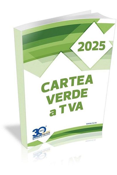 Editura Rentrop&Straton Cartea Verde a TVA 2025, Mihaela Corneanu
