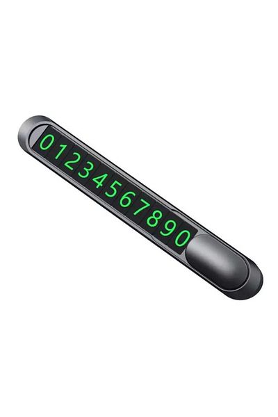 OEM Suport pentru număr de telefon, metalic, negru, cu funcționalitate ascunsă