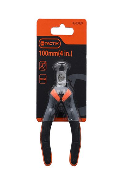 Tactix Non-Slip Ergonomic Handle Mini End Nipper Pliers