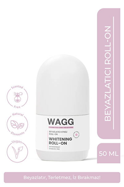 WAGG Cosmetics Roll on - Beyazlatıcı, ter ve koku önleyici roll on (alimium i...