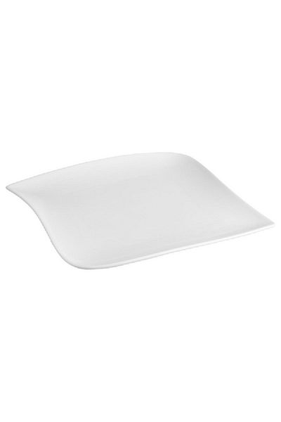 Secret de Gourmet Square Shape Soup Plate White 21cm