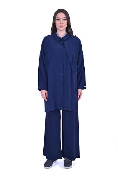 Invee Πουκάμισο Bolero Modal Navy Blue