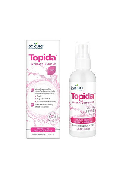 Salcura Natural Skin Therapy Спрей за интимна хигиена Salcura Topida, за гъби...