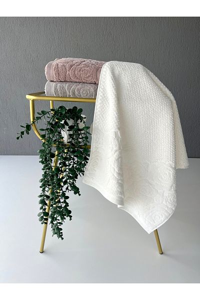 sarra 50X90 Rose 3-Piece Towel V1