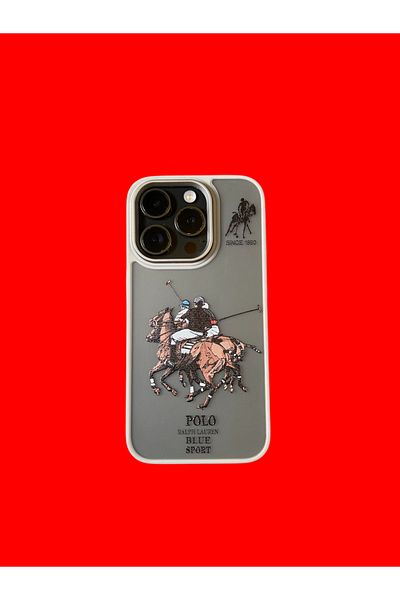 Polo Ralph Lauren Phone case compatible with iPhone 13 PRO, Polo Ralph Lauren, gray