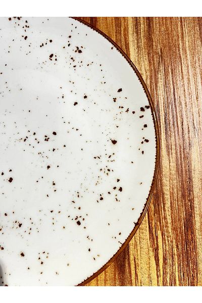 ColorCraft Porcelain Presentation Plate 30cm Hotel Series Benekli̇ Pizza Size Gold Gilding Tulul Porcelain