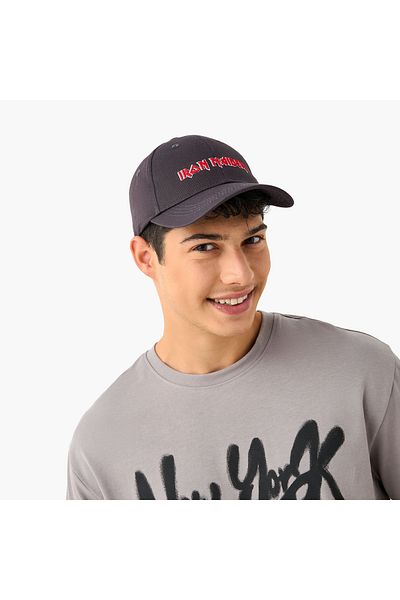 SP Characters Iron Maiden Embroidered Cap with Buckled Strap Closure