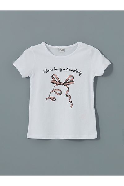 LC Waikiki Crew Neck Girls T-Shirt and Shorts