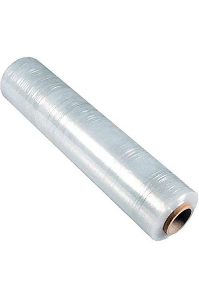 Generic 1Pcs plastic film roll kitchen roll Clear Stretch Film Wrap, 500mm Wide 3 kg Roll Heavy Duty Plastic