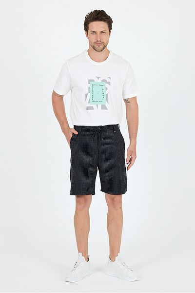 Rodi Men's Striped Pocket Summer Shorts - Comfortable Fit Stylish Shorts Suitable for Sports and Daily Use 2314