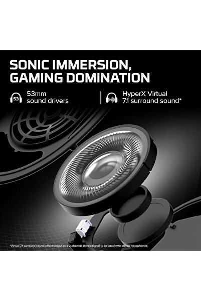 HyperX Cloud 2 Gaming Headset for PC, PS4, Xbox One and Nintendo Switch, Red, Wired