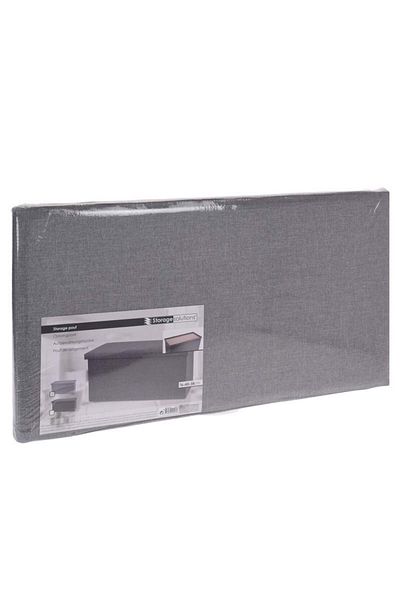Excellent Chair / cushion with storage space 76 x 40 cm light gray