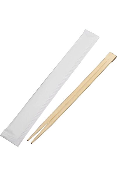 Ideal Pack عيدان تناول الطعام من الخيزران - ٩ بوصات (٢٣ سم) | ١٠٠ زوج | مغلفة...