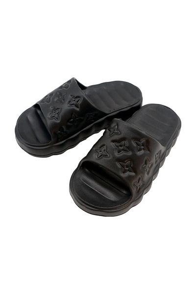 OEM Women's cheerful slippers, with platform, with textured details, made of EVA material, H01