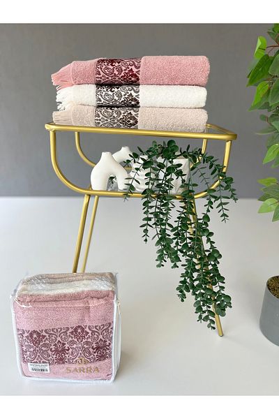 sarra 50X90 Şehzade 3-Piece Towel V1