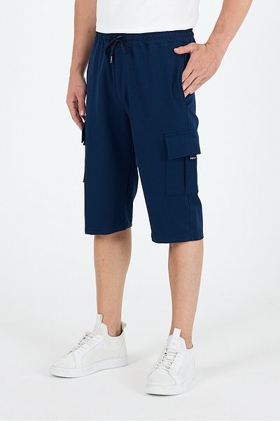 Rodi Comfortable Fit Summer Men's Cargo Pocket Capri Pocket Shorts Suitable for Daily and Sports Use 3330