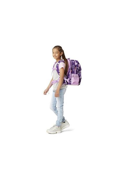 LEGO Hansen LEGO Core Line school bag - Stars design - purple