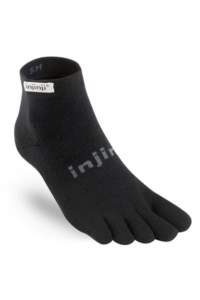 injinji Five Finger Run Lightweight Mini Crew Socks