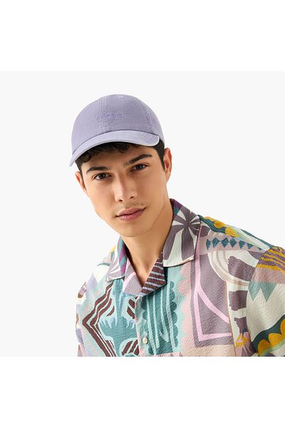 Lee Cooper Lee Cooper Logo Embroidered Cap with Buckled Strap Closure