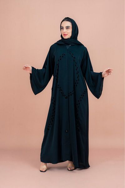 IKKXA Artisan Elegance Handwork Emirati Abaya