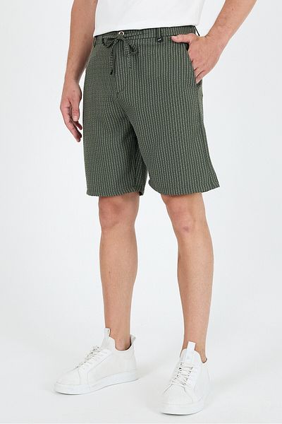 Rodi Men's Striped Pocket Summer Shorts - Comfortable Fit Stylish Shorts Suitable for Sports and Daily Use 2314