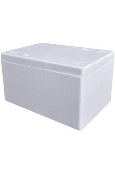 Ideal Pack Insulated Fish Box – 48 x 31 x 16 cm | Durable, Lightweight Cooler Box for Fresh Seafoo