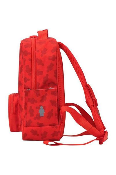 LEGO Lego Tribini Classic Small Casual Backpack, Filled Minifigure design, red, 28.5 x 12 x 22.5 cm