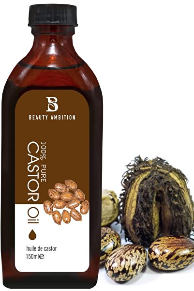 BEAUTY AMBITION زيوت عطرية للعناية بالشعر والبشرة - 150 مل (زيت الخروع)