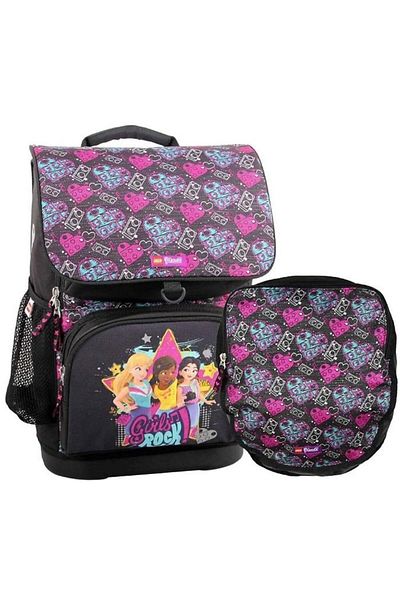 LEGO Optimo school bag + sports bag, LEGO Core Line - Friends Girls Rock design